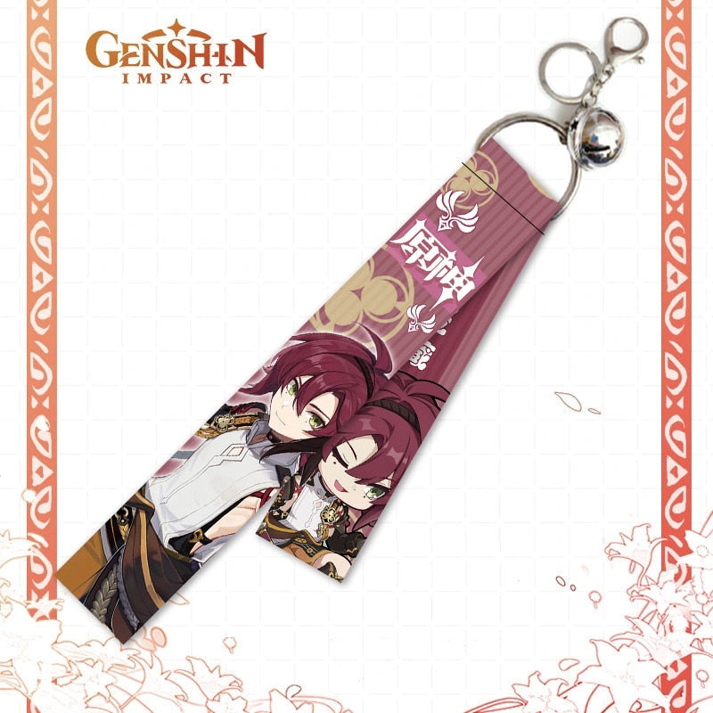 Genshin Impact 'Heizou' Streamer Clip Keychain