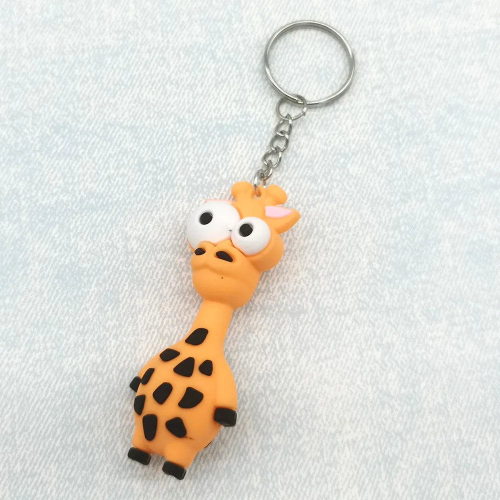 Madagascar 'Melman the Giraffe' Keyring Resin Keychain