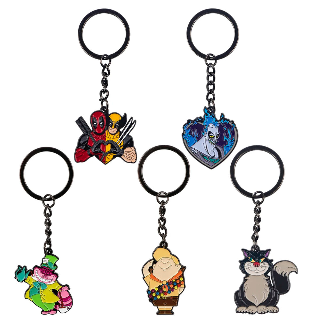 Deadpool and Wolverine Enamel Keyring Keychain