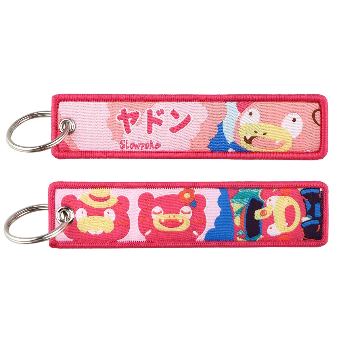 Pokemon 'Slowpoke' Embroidered Keychain