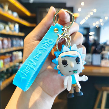 Rick and Morty 'Rick Sanchez' Keyring Silicone Keychain