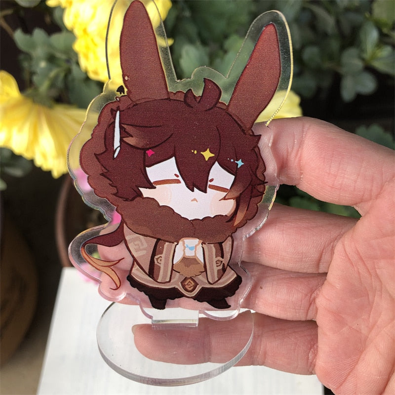 Genshin Impact 'Gorou' Keyring Plastic Keychain