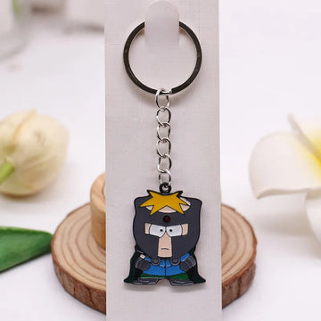 'Butters | Professor Chaos' Enamel Keyring Keychain