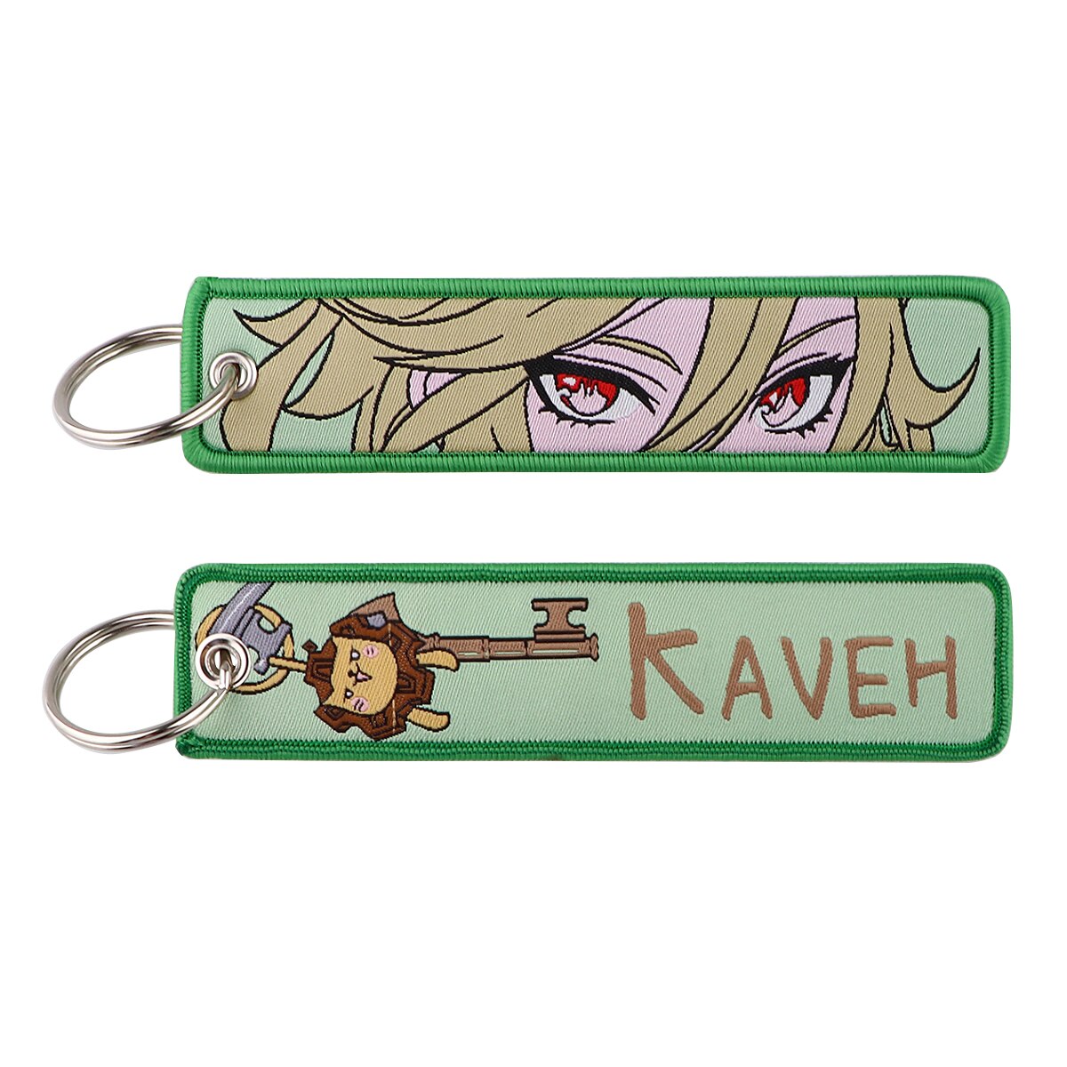 Genshin Impact 'Kaveh' Embroidered Keychain