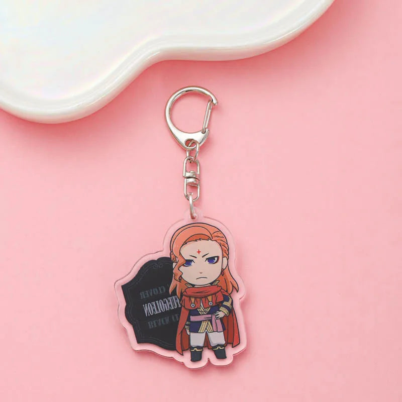 Black Clover 'Fuegoleon Vermilion' Keyring Acrylic Keychain