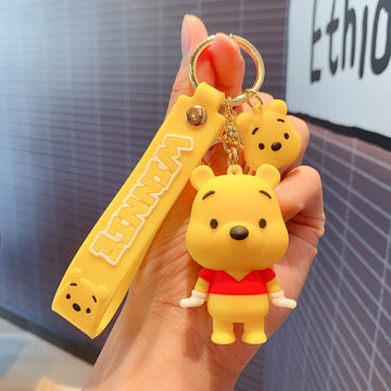 Winnie the Pooh 'Winnie' Keyring PVC Keychain