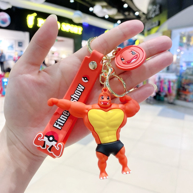 Pokemon 'Muscular | Charmander'  Keyring PVC Keychain