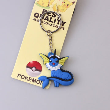 Pokemon 'Vaporeon' Keyring Silicone Keychain