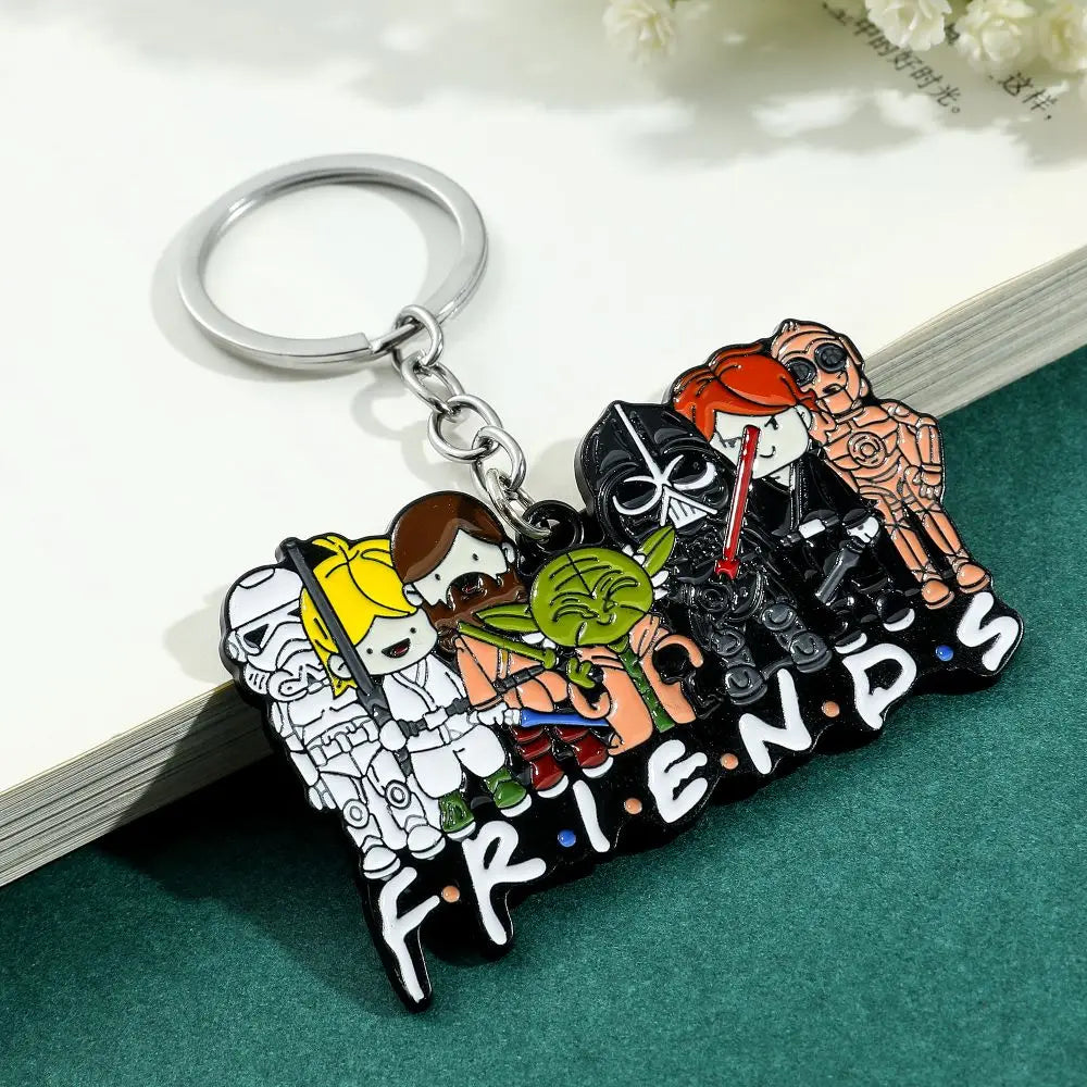 Star Wars 'FRIENDS' Keyring Metal Keychain