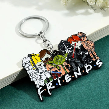 Star Wars 'FRIENDS' Keyring Metal Keychain