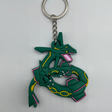 Pokemon 'Rayquaza' Keyring Rubber Keychain