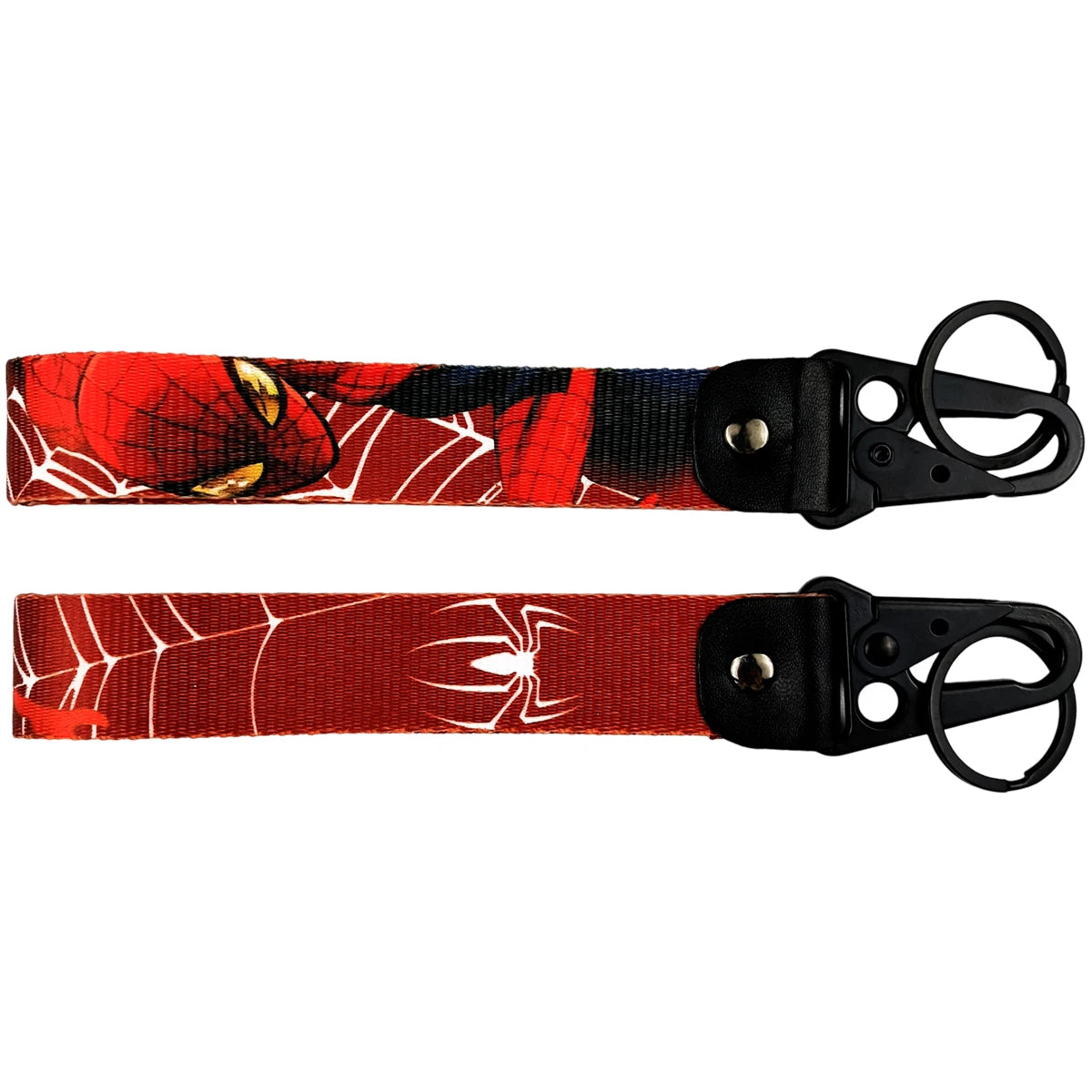 Spider-Man Wrist Lanyard Keychain with Keyring Clip