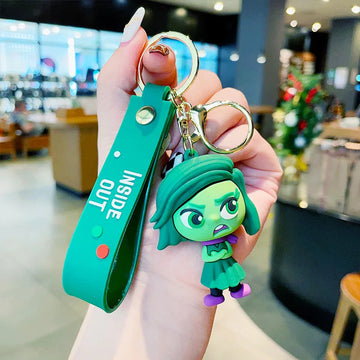 Inside Out 'Disgust' Keyring Rubber Keychain