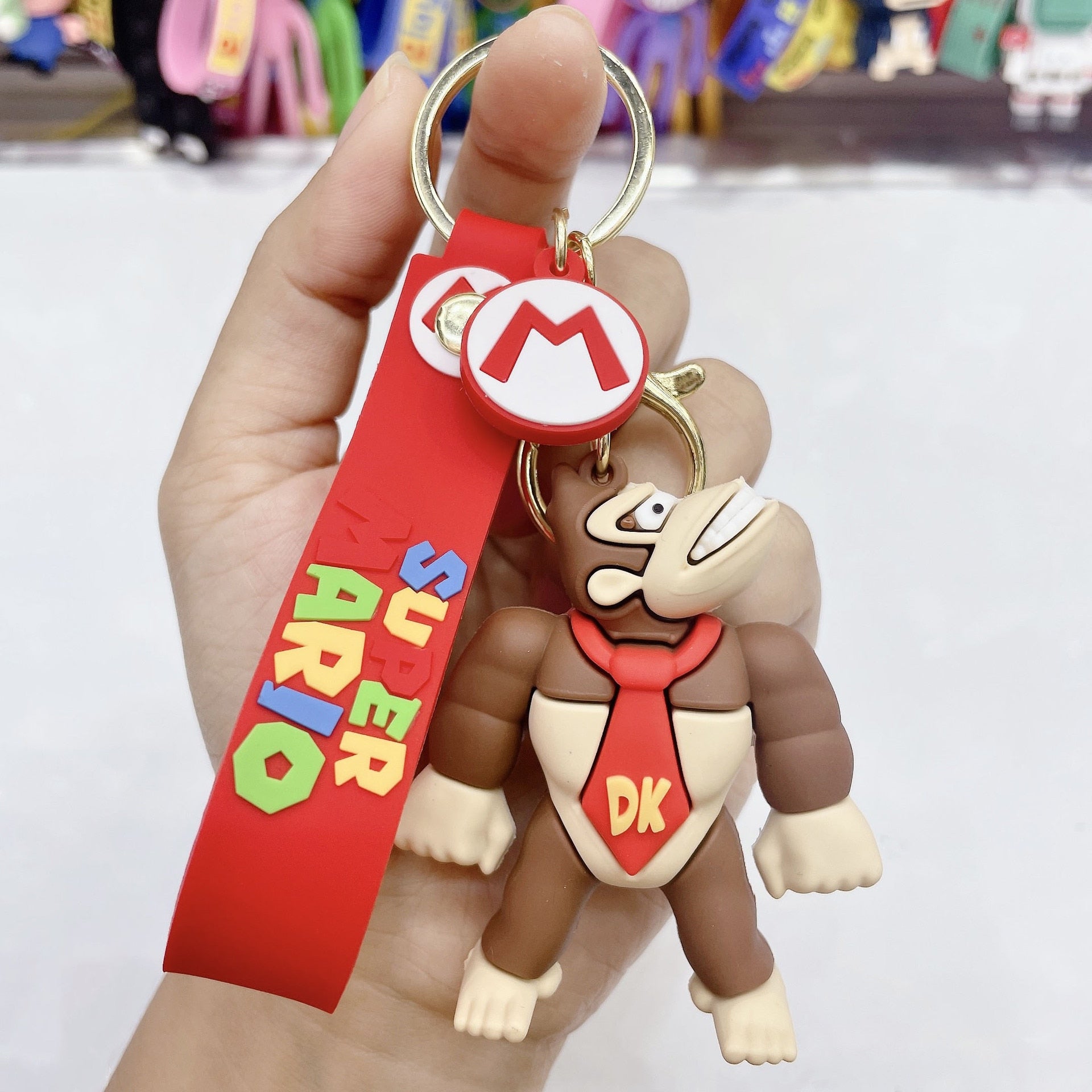 Super Mario 'Diddy Kong' Keyring Puppet Keychain