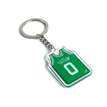 Basketball Jersey 'Tatum 0' Keyring Acrylic Keychain