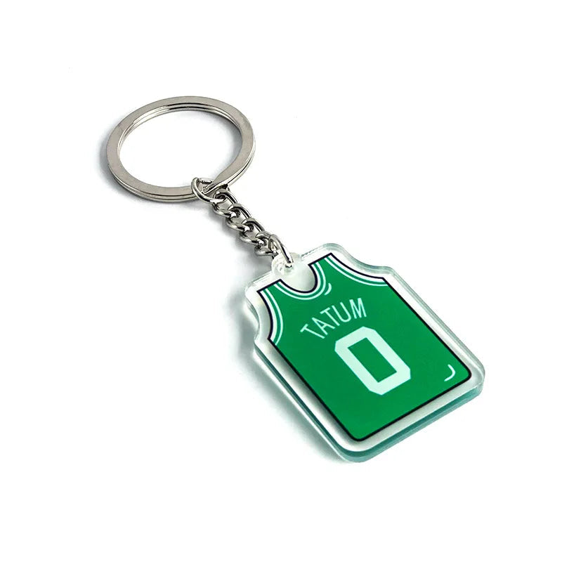 Basketball Jersey 'Tatum 0' Keyring Acrylic Keychain