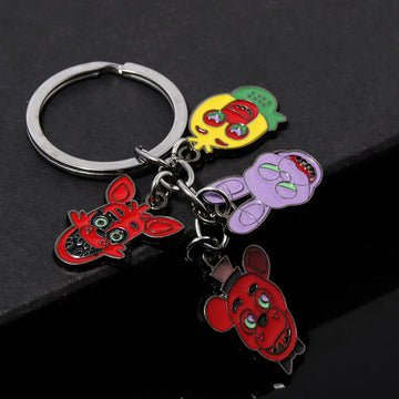 'FNAF Fazbear Security Guard Badge' Keyring Metal Keychain