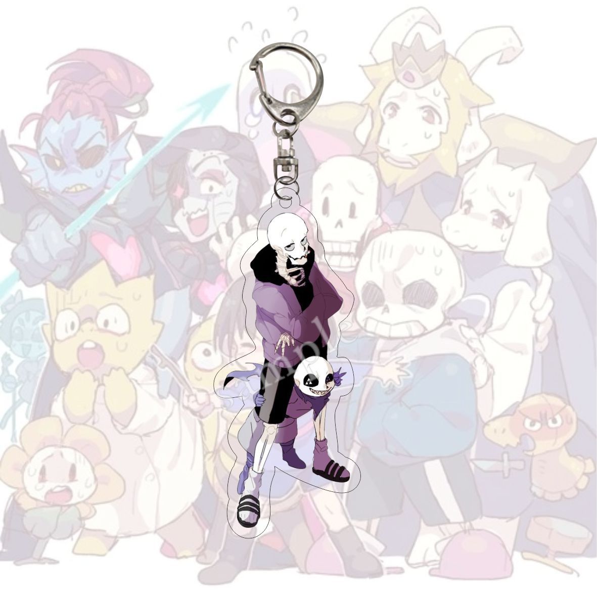 Undertale 'Swapfell Sans' Keyring Acrylic Keychain