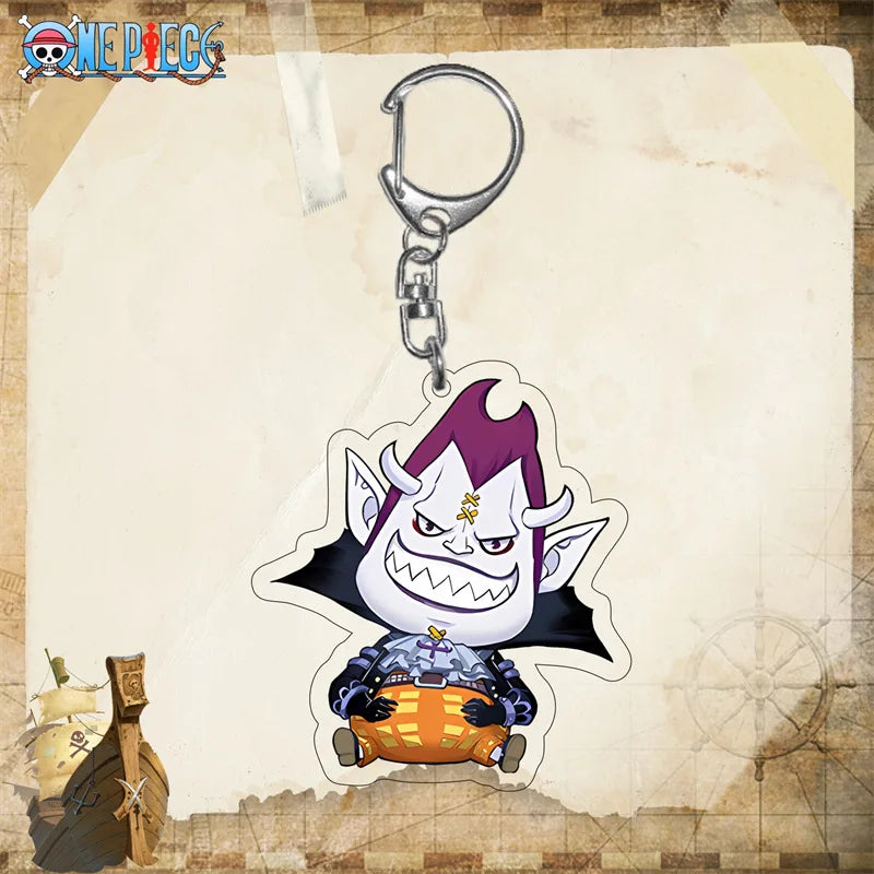 One Piece Gecko Moria Chibi Acrylic Keyring Keychain