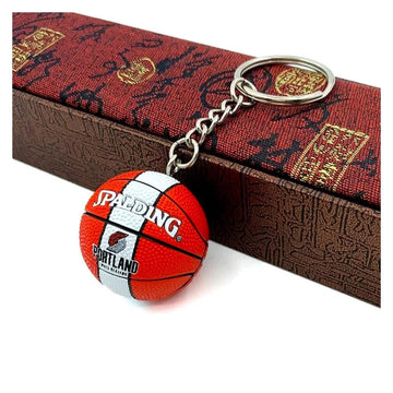 Basketball 'Spalding | Portland' Keyring Rubber Keychain