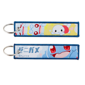 Pokemon 'Squirtle' Embroidered Keychain