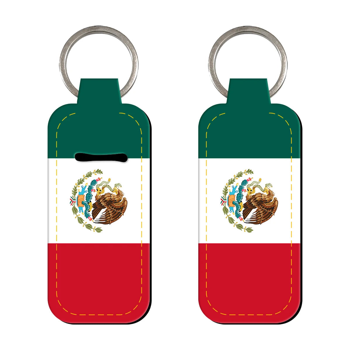 Flags of Mexico Lipstick Holder Keychain