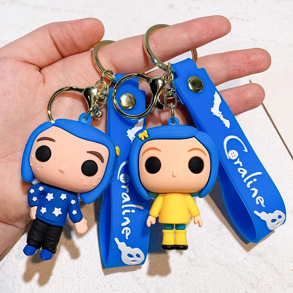Coraline ‘Star Sleepwear' Silicone Keyring Keychain