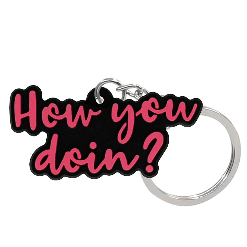 FRIENDS 'How You Doin?' Keyring Silicone Keychain