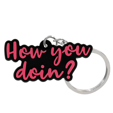 FRIENDS 'How You Doin?' Keyring Silicone Keychain