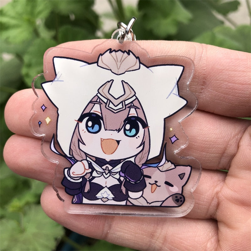 Honkai Impact 3rd 'Elysia' Keyring Plastic Keychain