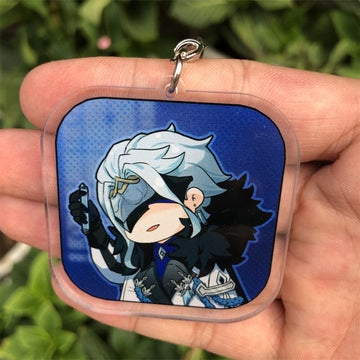 Genshin Impact 'Dottore' Keyring Plastic Keychain
