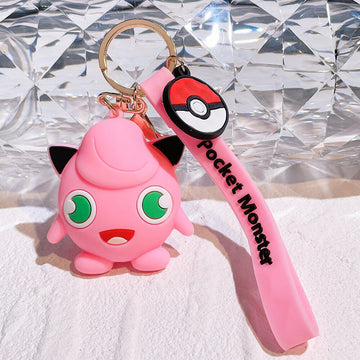 Pokemon 'Simple | Jigglypuff' Keyring PVC Keychain