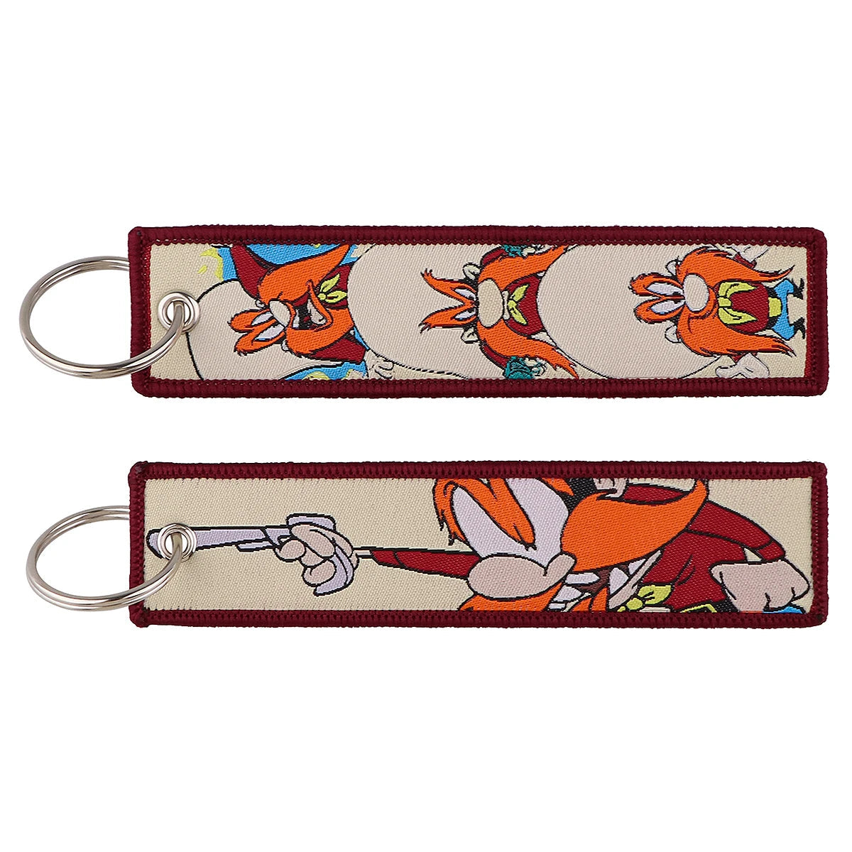 Merrie Melodies 'Yosemite Sam' Embroidered Keychain