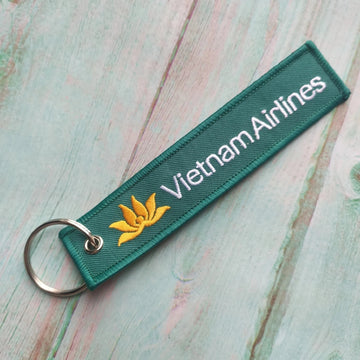 Airlines 'VIETNAM AIRLINES' Embroidered Keychain