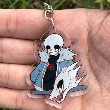 Undertale Sans 'Killer' Keyring Plastic Keychain