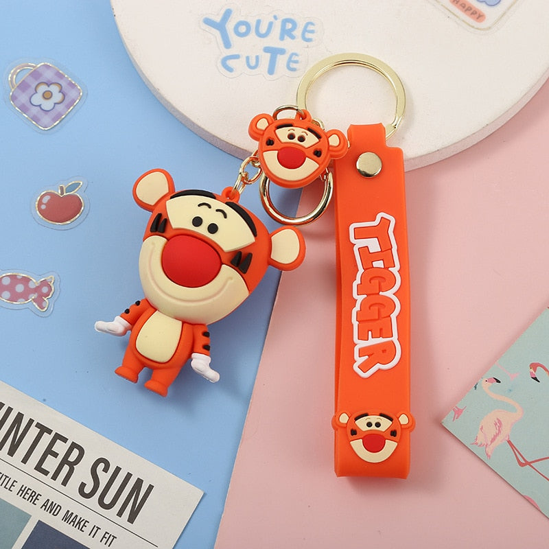 Winnie the Pooh 'Tigger' Keyring PVC Keychain