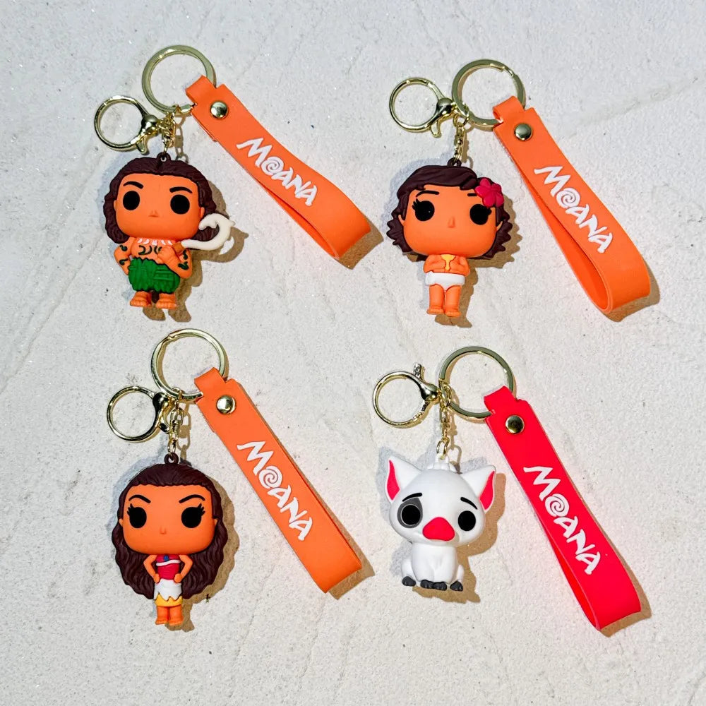 Moana ’Maui Chibi' Silicone Keyring Keychain