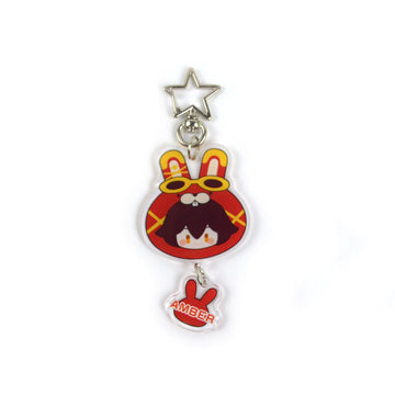 Genshin Impact 'Amber' Keyring Plastic Keychain