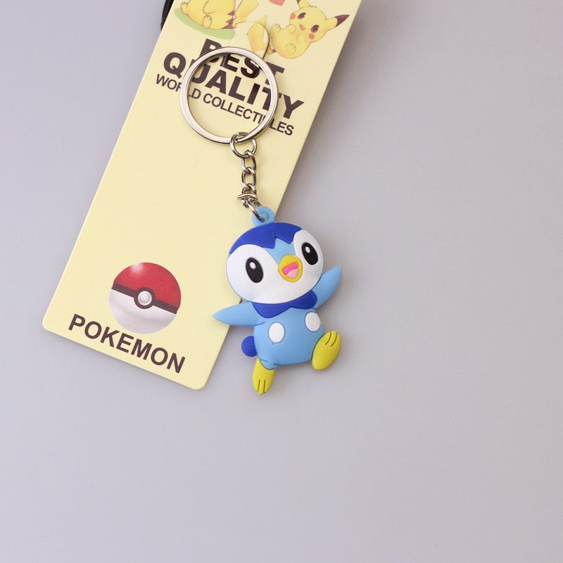 Pokemon 'Piplup' Keyring Silicone Keychain