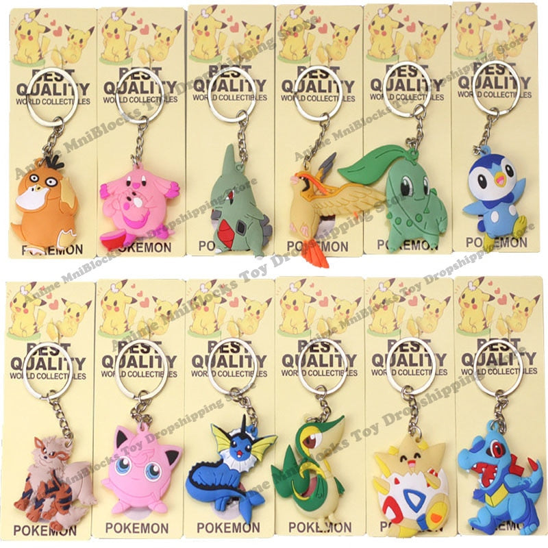 Pokemon 'Psyduck' Keyring Silicone Keychain