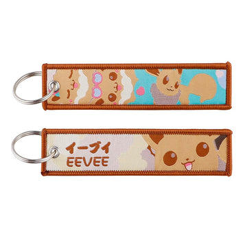 Pokemon 'Eevee | Chibi' Embroidered Keychain