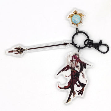 Genshin Impact Eye of God Weapon 'Rosaria' Keyring Acrylic Keychain