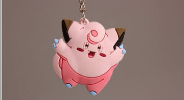Pokemon 'Clefairy' Keyring Silicone Keychain