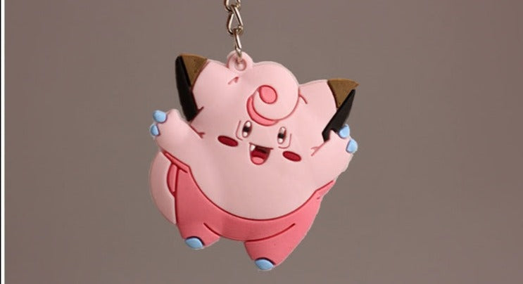 Pokemon 'Clefairy' Keyring Silicone Keychain