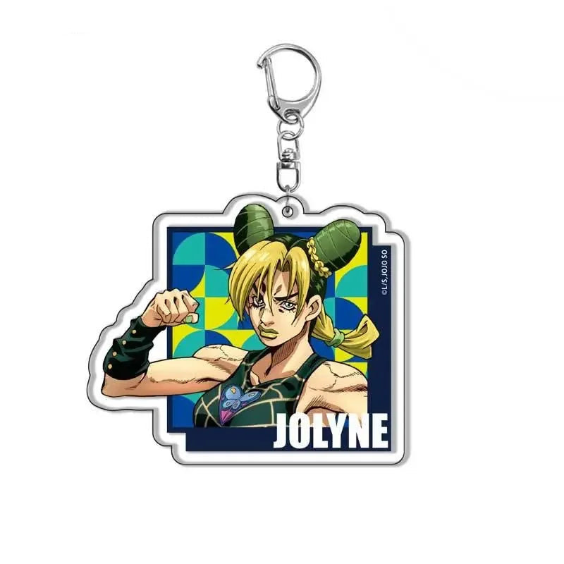 JoJo's Bizarre Adventure 'Jolyne Cujoh' Keyring Plastic Keychain