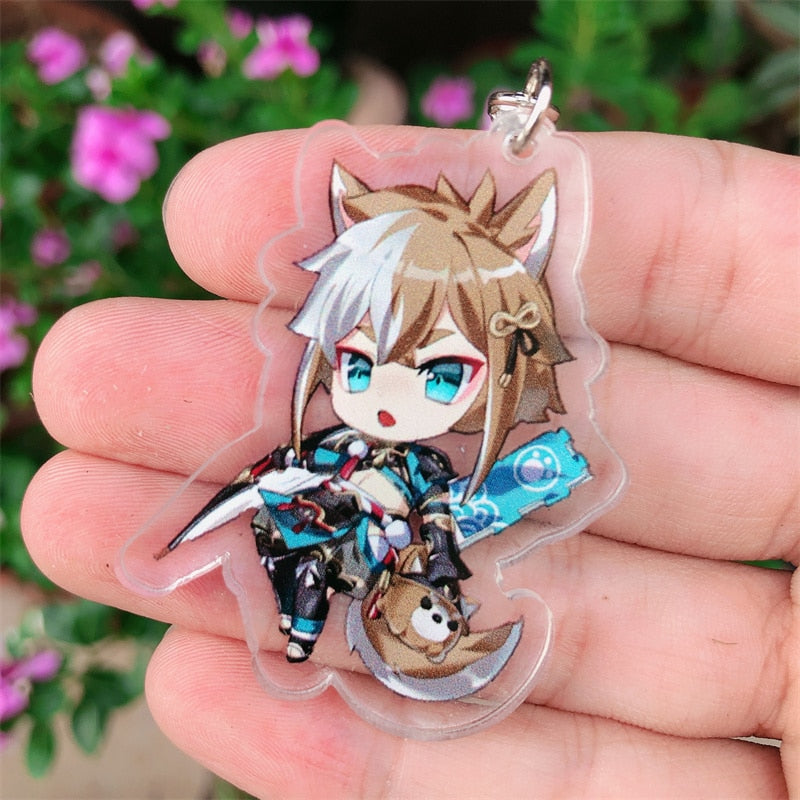 Genshin Impact 'Gorou' Keyring Acrylic Keychain