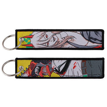 Chainsaw Man 'Power' Embroidered Keychain