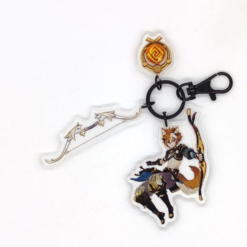 Genshin Impact Eye of God Weapon 'Gorou' Keyring Acrylic Keychain