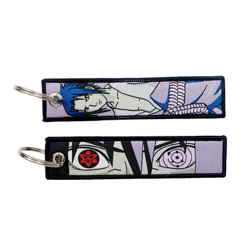 Naruto 'Sasuke' Embroidered Keychain