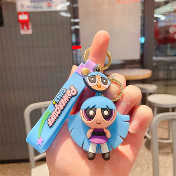 Powerpuff Girls 'Bliss Utonium'  Keyring PVC Keychains